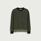 FrizmWORKS Men's Rollneck Ringer Knit in Olive