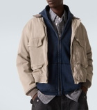 A.Presse Vintage cotton zip-up hoodie