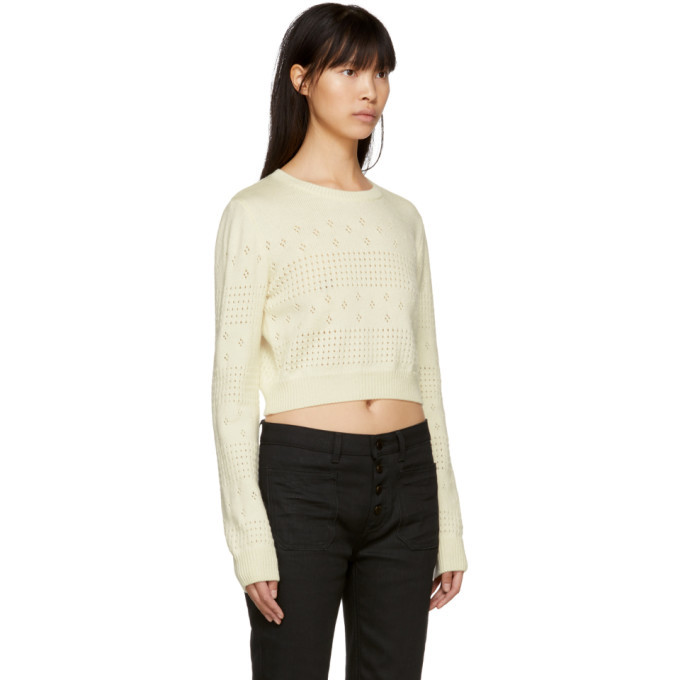 Cropped on sale fisherman sweater