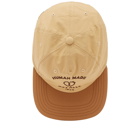 Human Made Men's Broken Heart Rip Stop Cap in Beige