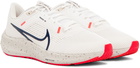 Nike White Zoom Pegasus 40 Sneakers