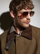 Garrett Leight California Optical - Alta Hexagon-Frame Titanium Sunglasses