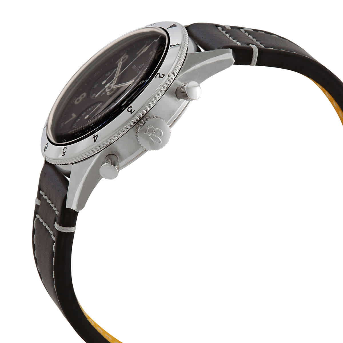 Breitling Aviator 8 Chronograph Hand Wind Black Dial Mens Watch AB0920131B1X1