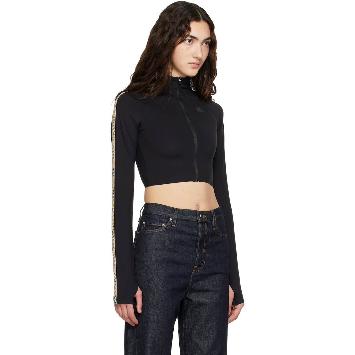 Burberry Black Astrid Track Jacket