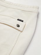 TOM FORD - Tapered Jersey Sweatpants - White