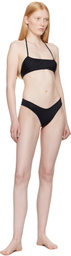 BELLE Black Calla Bikini Top