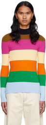 SUNNEI Multicolor Striped Turtleneck