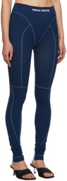 Heron Preston Navy Active Leggings