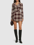 VIVIENNE WESTWOOD Meghan Checked Mini Kilt Skirt