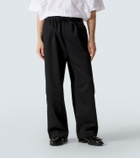 Simone Rocha Crêpe satin wide-leg pants