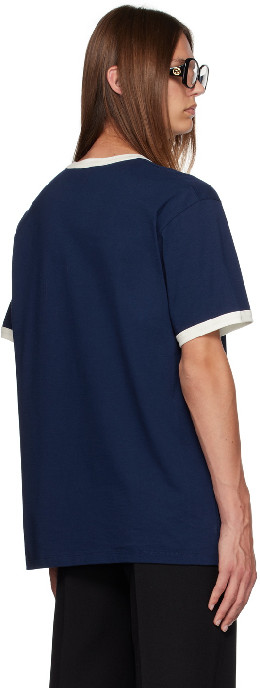Gucci Navy Interlocking G T-Shirt Gucci