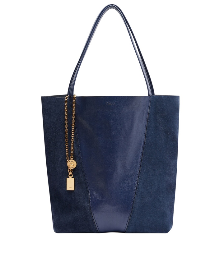 Photo: Chloé Chloé Spin leather and suede tote bag