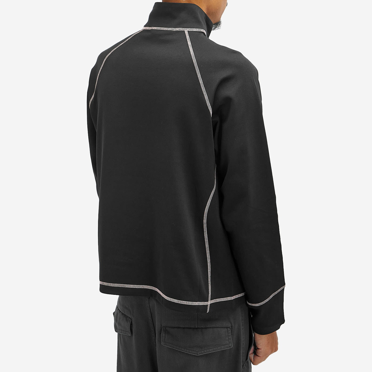 P.A.M. Men's KU Zip Pullover in Black