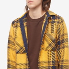 Wax London Men's Whiting Overshirt in Yellow