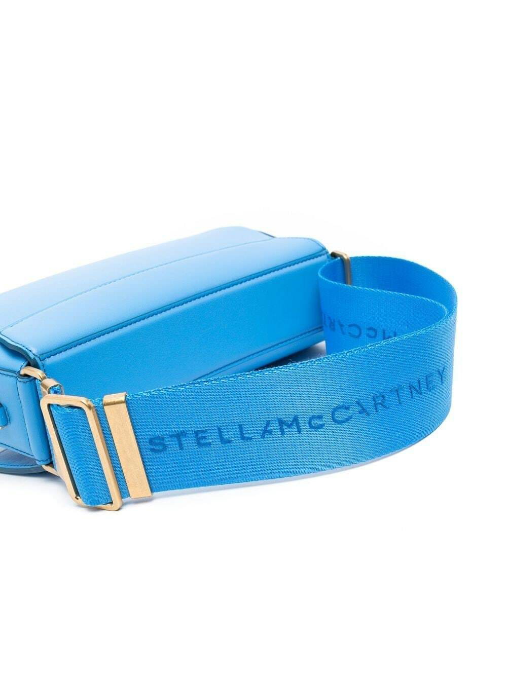 Stella McCartney S-Wave Crossbody Bag Blue