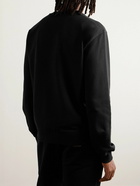 Dolce&Gabbana - Logo-Print Embroidered Cotton-Jersey Sweatshirt - Black
