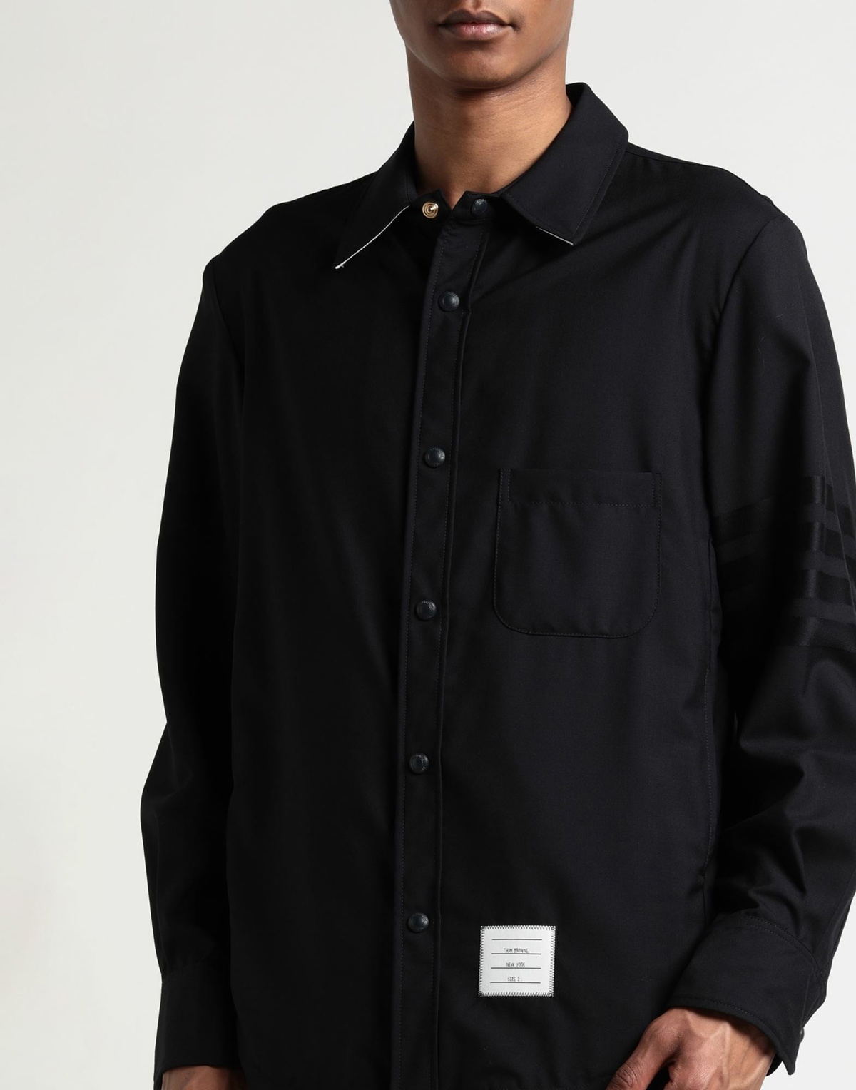 Thom Browne Mens Shirt in Navy