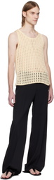 CMMN SWDN Off-White Davit Tank Top