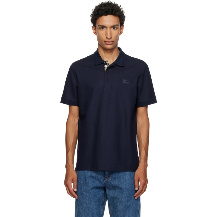 Photo: Burberry Navy Cotton Polo
