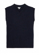 Sunspel - Wool Sweater Vest - Blue
