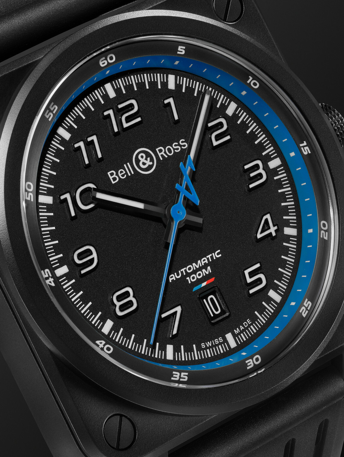 Bell & Ross - BR 03-92 A522 Limited Edition Automatic Ceramic Watch, Ref. BR0392-A522-CE/SRB