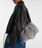 Loewe Flamenco Small faux fur clutch