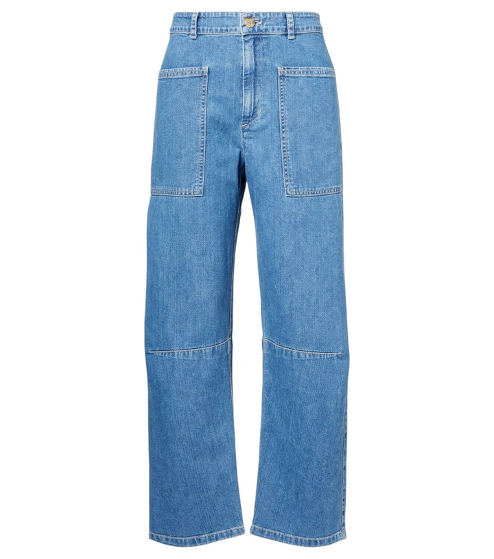 Photo: Velvet Farah cropped barrel-leg jeans