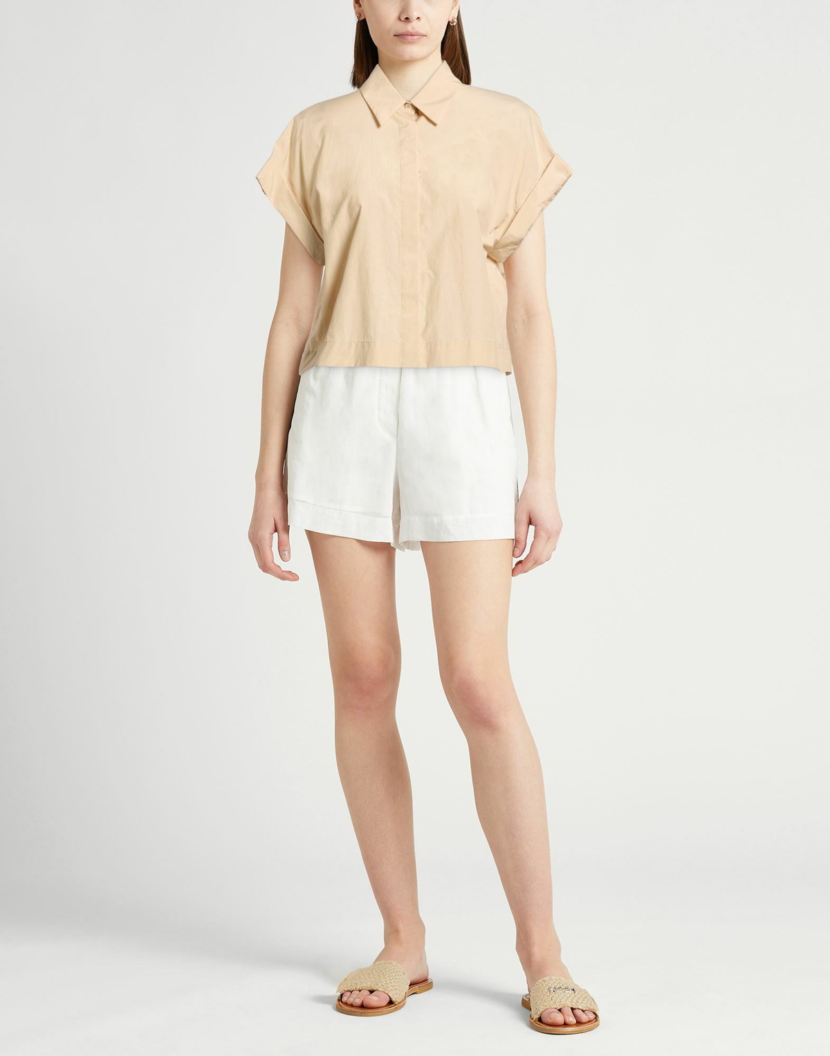 Peserico Womens Shirt in Beige