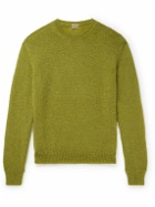 Massimo Alba - Alder Brushed Mohair and Silk-Blend Sweater - Green