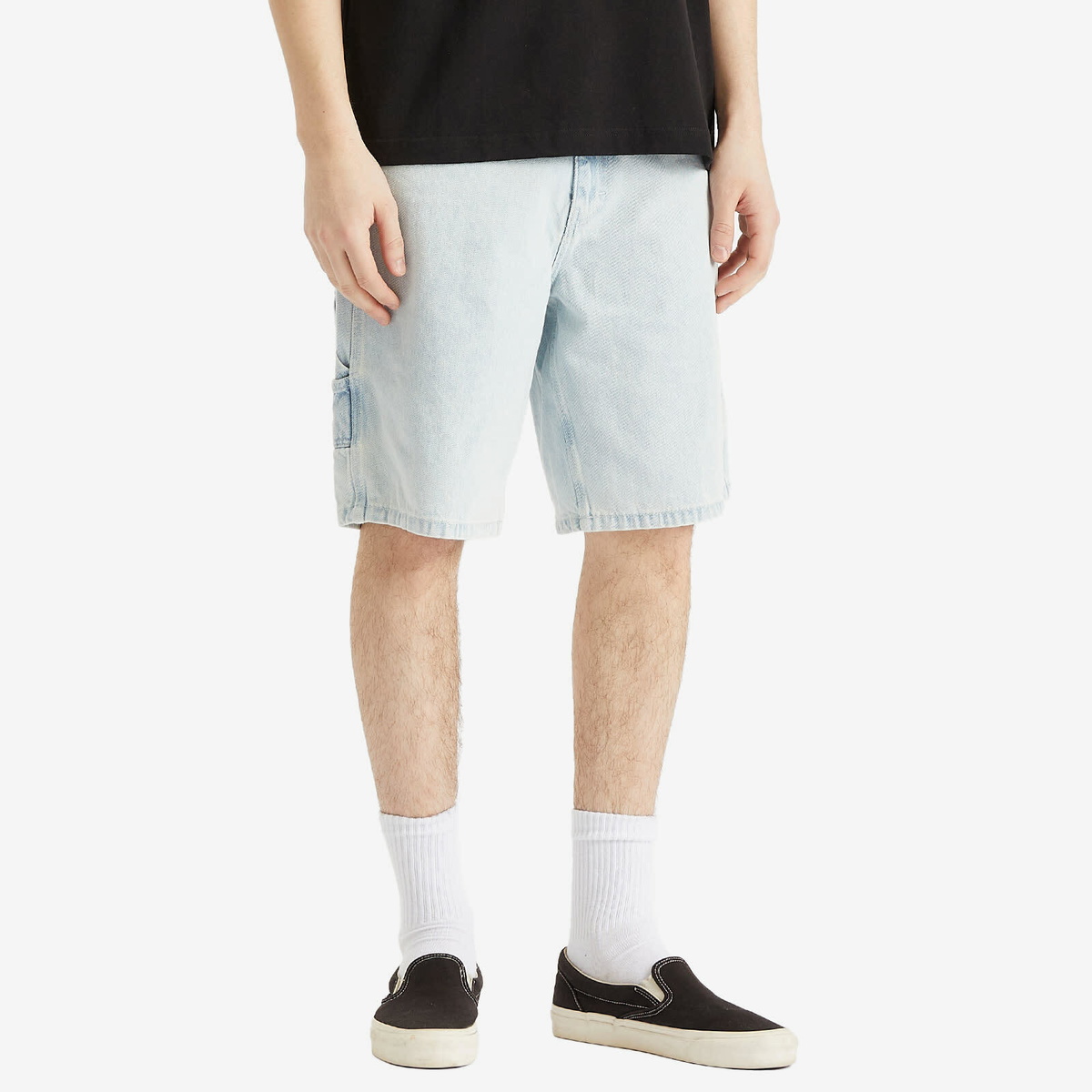 Stan Ray Men's Big Job Shorts in Lite Blue Denim