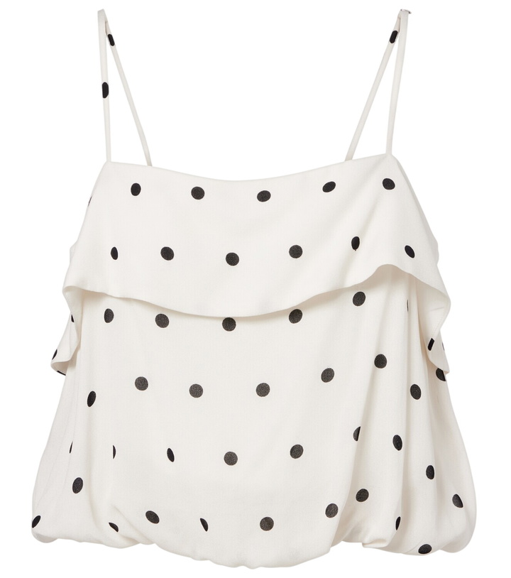Photo: Adriana Degreas Polka-dot crop top