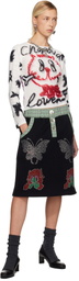 Chopova Lowena Black Quimby Midi Skirt