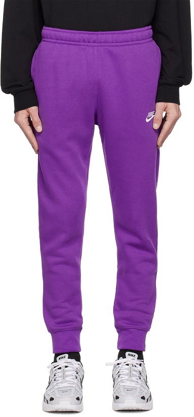 Photo: Nike Purple Sportswear Club Sweatpants