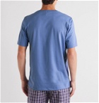 Hanro - Night & Day Cotton-Jersey Pyjama Top - Blue