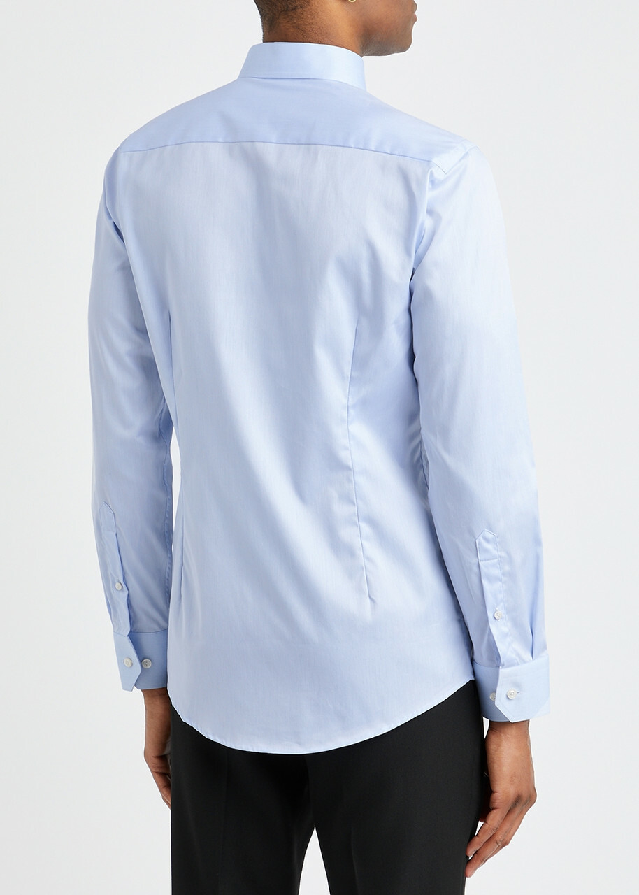 Eton Cotton-twill Shirt Light Blue 2