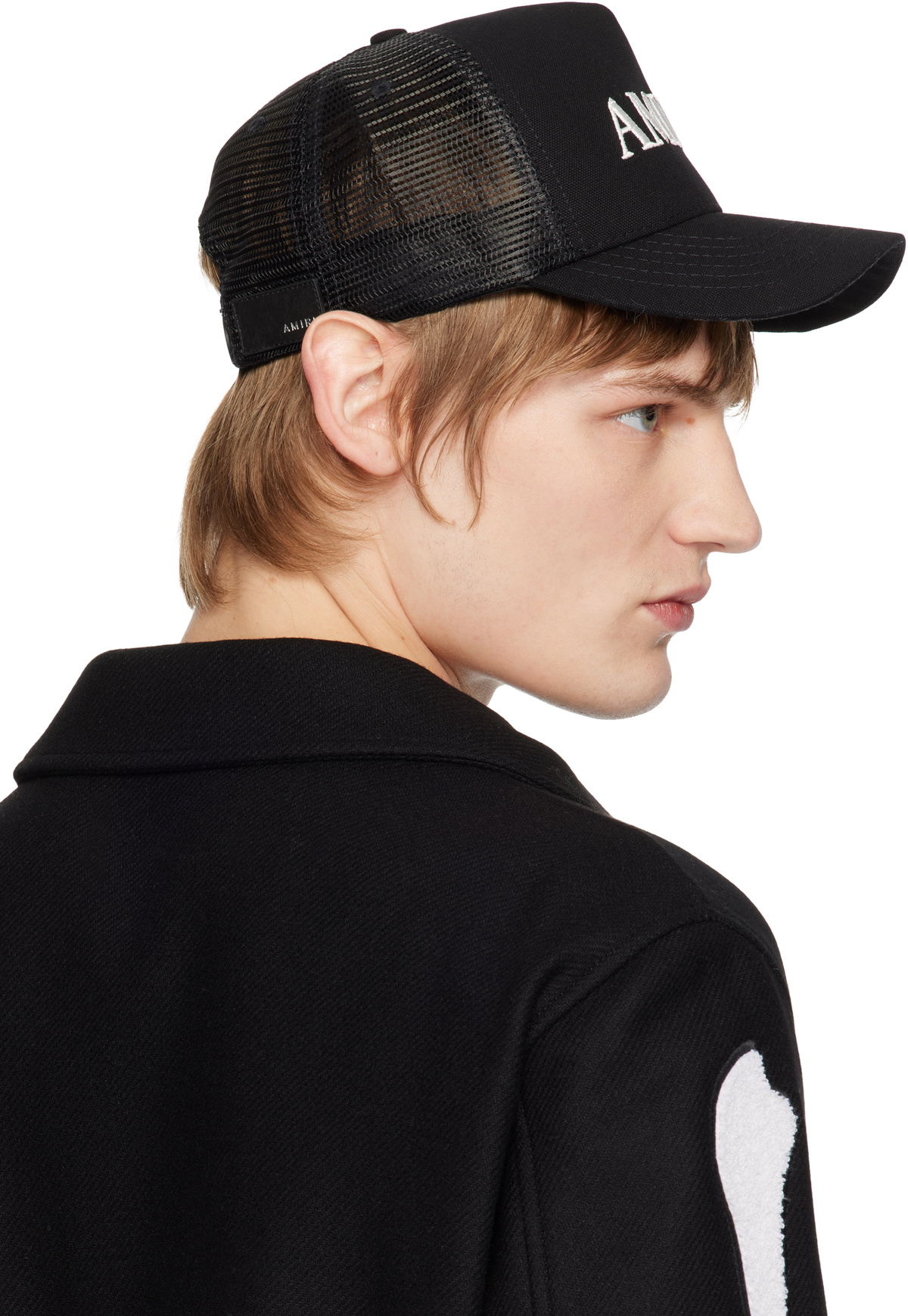 帽子 AMIRI CORE LOGO TRUCKER HAT AMIRI Core Logo Trucker Hat Black/Yellow Men's - US