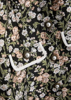Sister Jane Graces Floral-jacquard Mini Dress Green