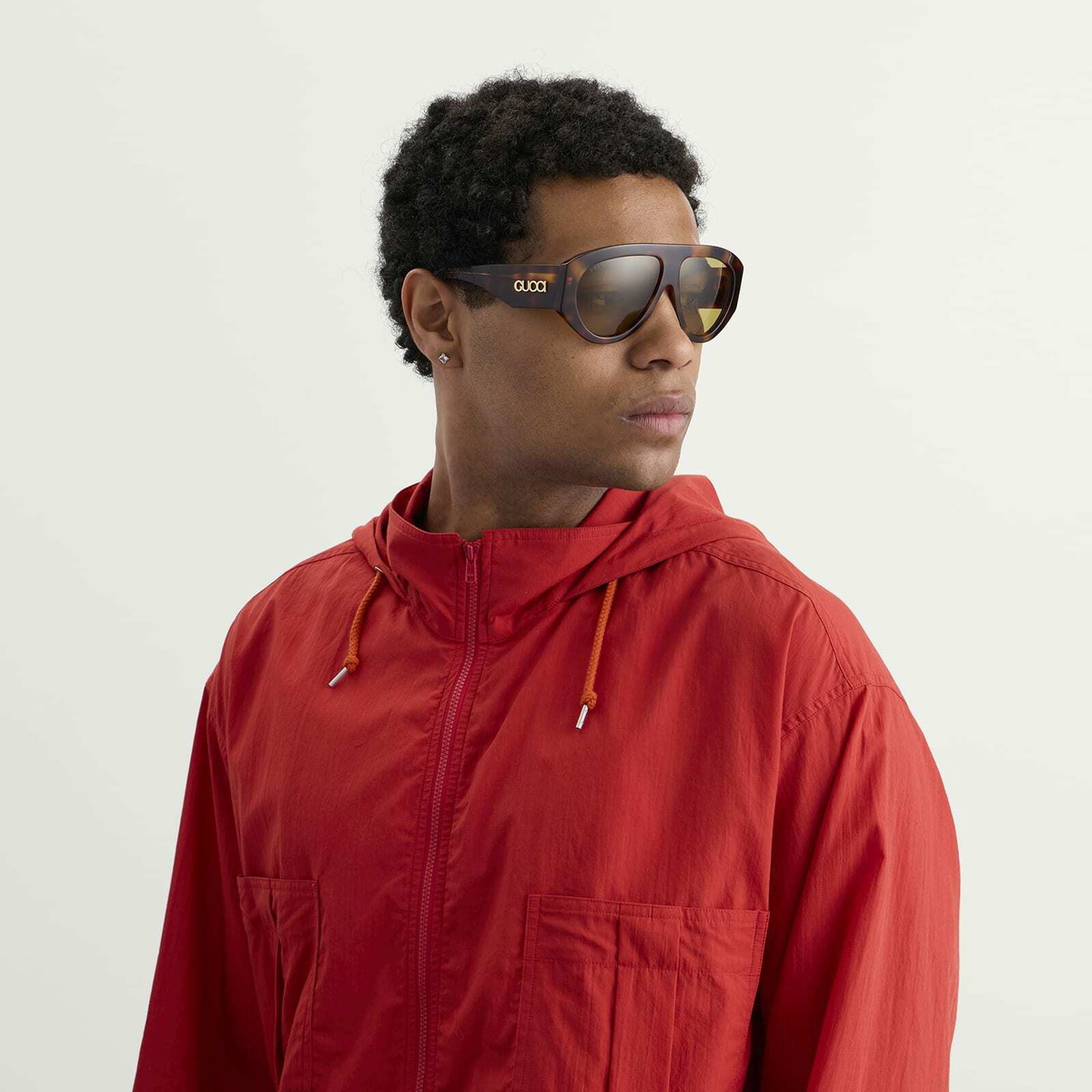 Gucci GG2128S Sunglasses in Havana/Green 