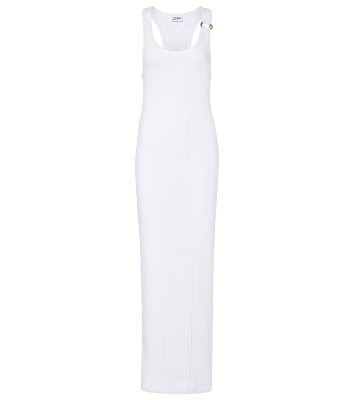 Photo: Jean Paul Gaultier Piercing cotton jersey maxi dress