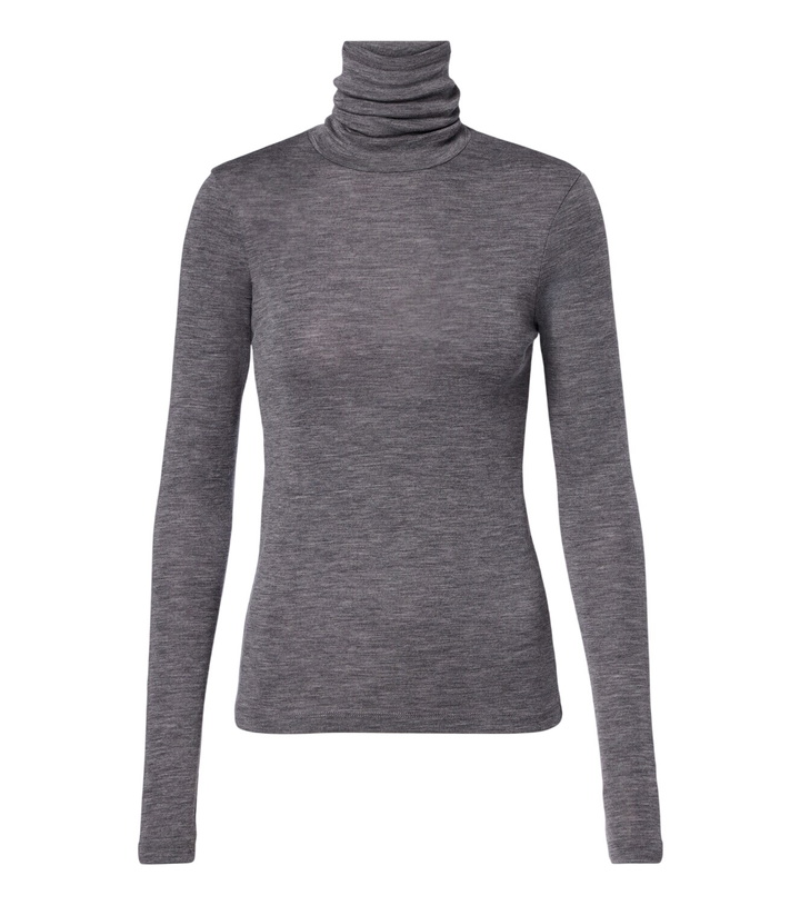 Photo: Róhe Wool jersey turtleneck top
