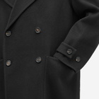 Róhe Men's Double Faced Wool Trench Coat in Black