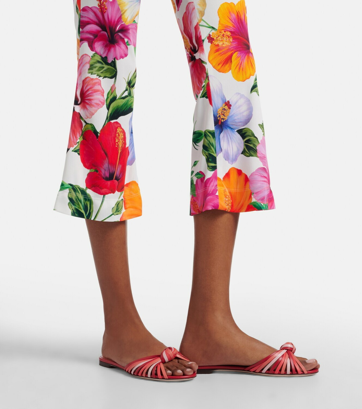 Dolce&Gabbana Floral capri pants