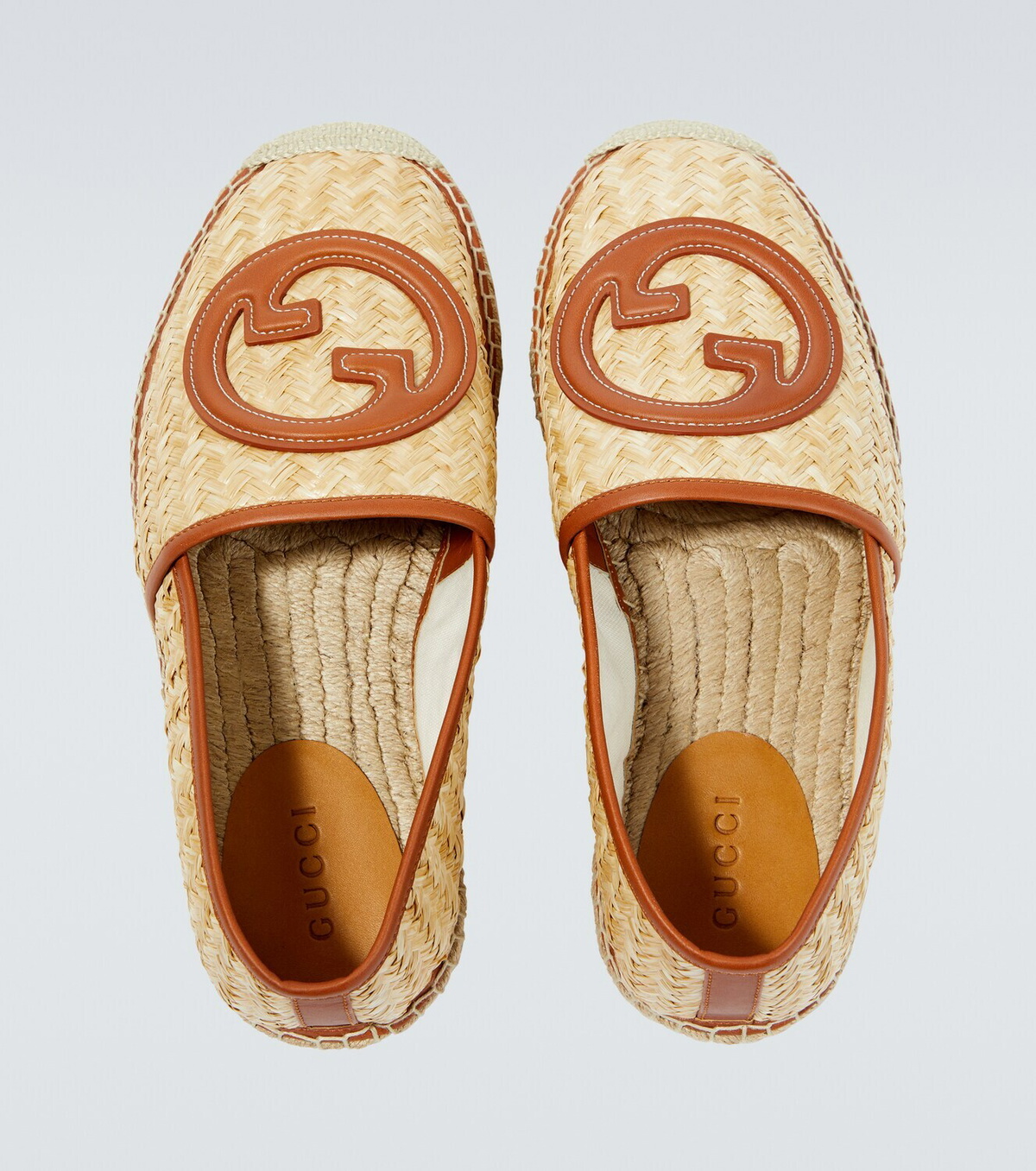 Gucci Interlocking G raffia espadrilles Gucci