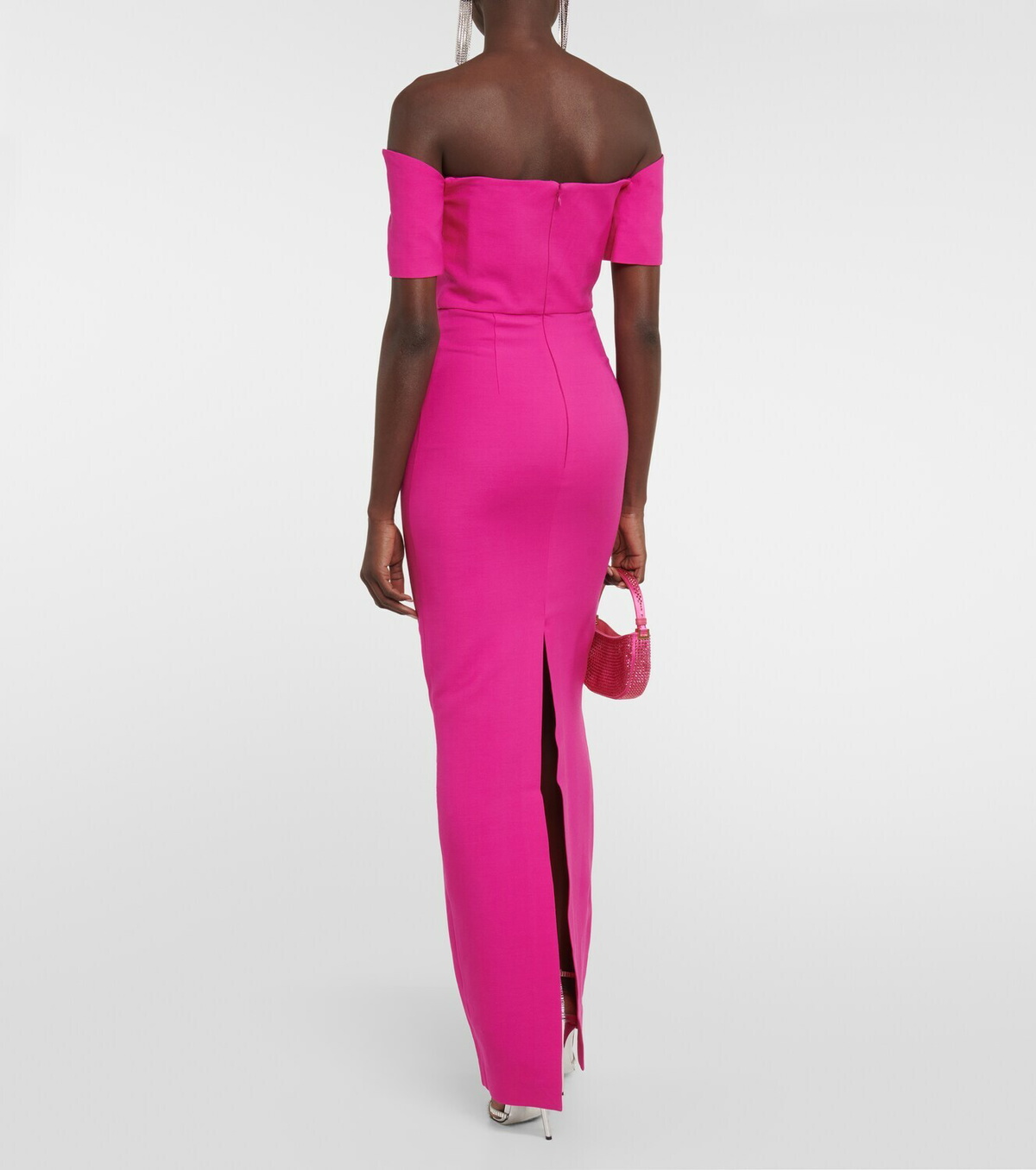 Roland Mouret Asymmetric wool-blend maxi dress Roland Mouret