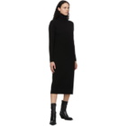 Haider Ackermann Black Wool and Cashmere Invidia Dress
