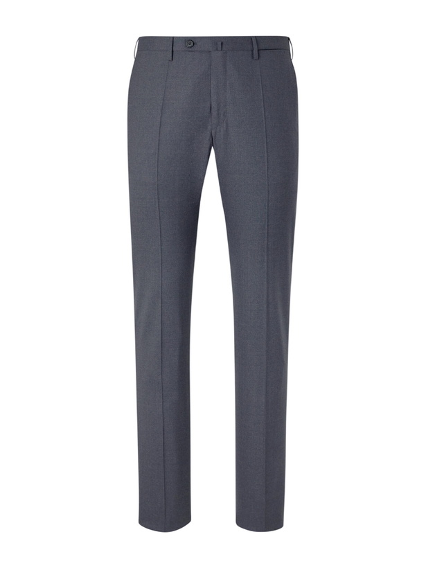 Photo: Slowear - Slim-Leg Wool Trousers - Gray