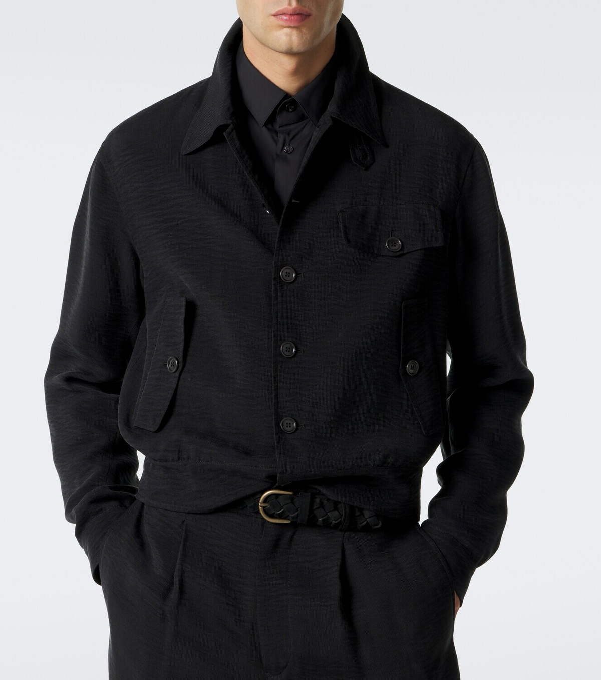 Giorgio Armani Jacquard blouson jacket