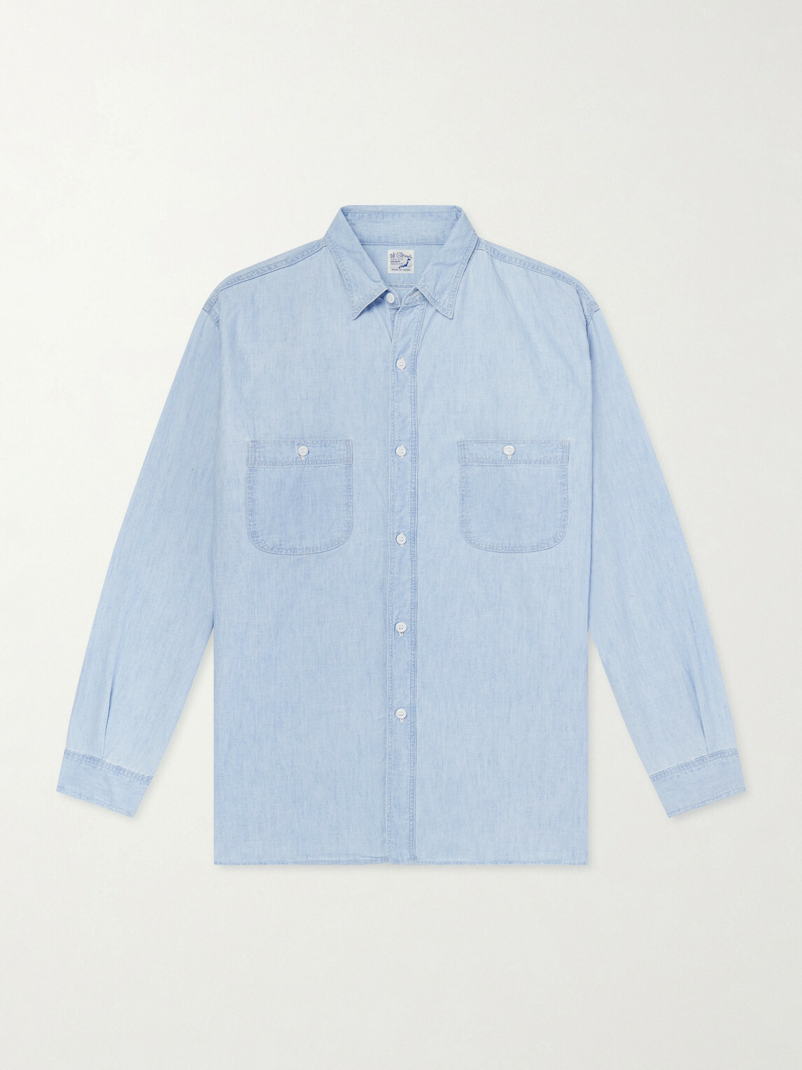 OrSlow - Cotton-Chambray Shirt - Blue