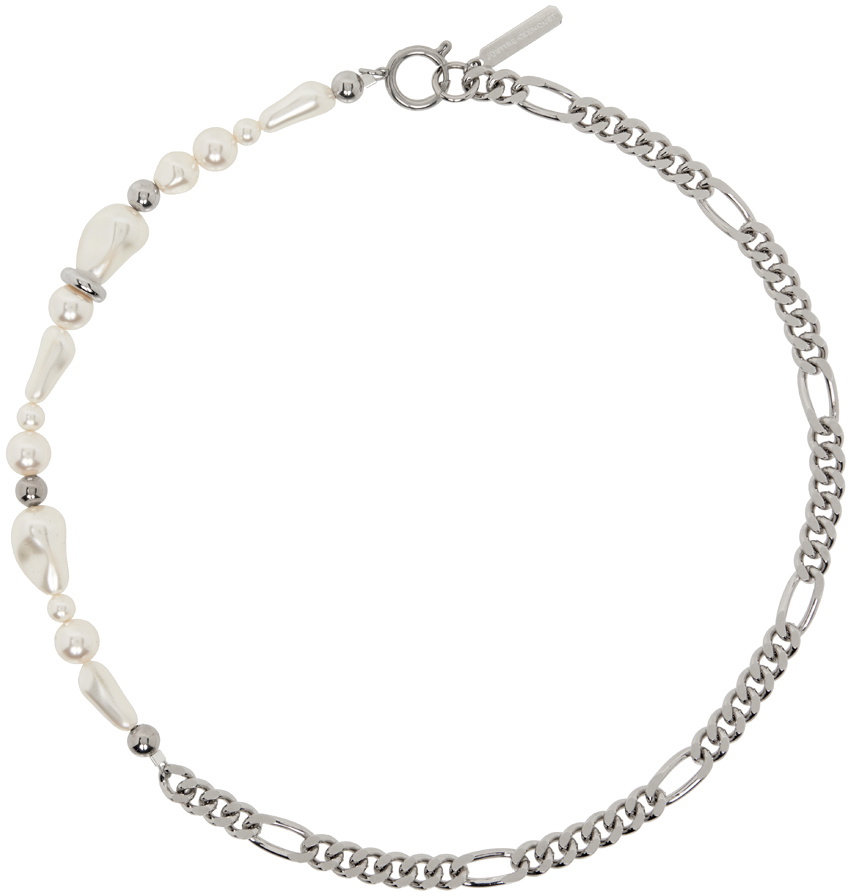 Justine Clenquet Silver Charly Necklace