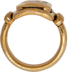 Dsquared2 Gold Vintage 'D2' Ring